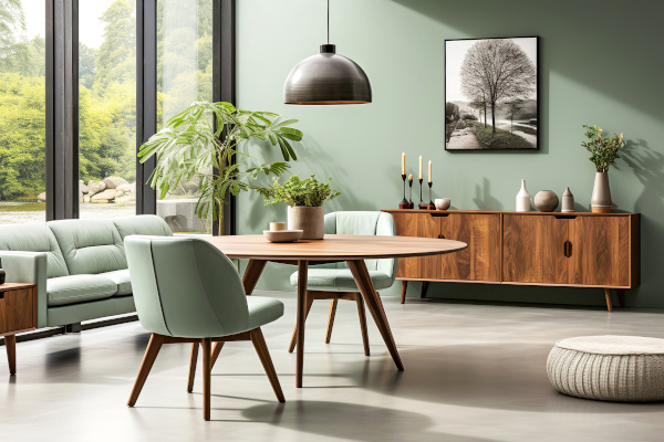 Inneneinrichtung einer Wohnung mit hochwertigen Designermöbel in Gera